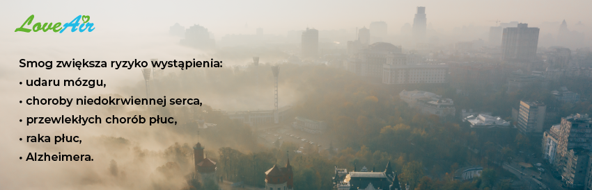 Negatywny wpływ smogu na zdrowie człowieka