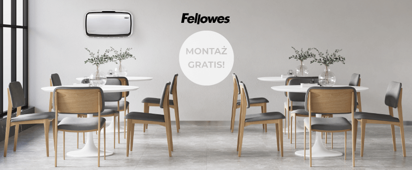 Oczyszczacz Fellowes z montażem gratis