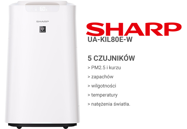 Sharp UA-KIL80E-W czujniki