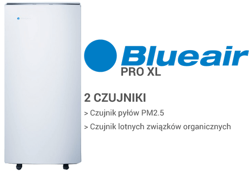 Blueair Pro XL czujniki