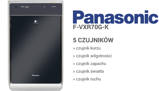 Panasonic F-VXR70G-K czujniki