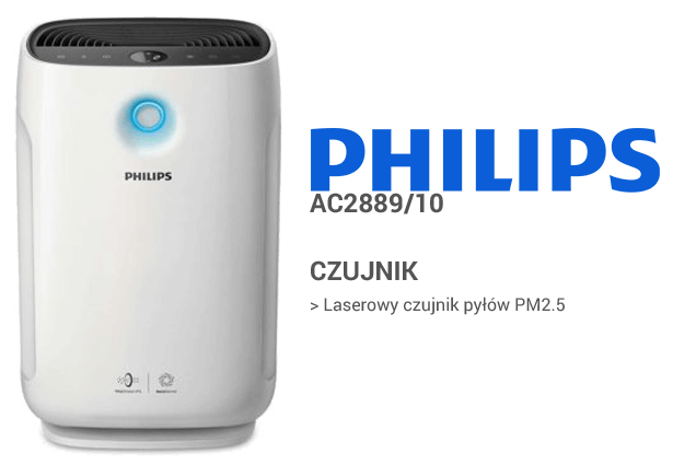 Philips AC2889/10 czujniki