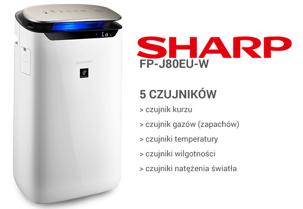 Sharp FP-J80EU-W czujniki