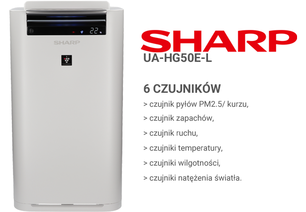 Sharp UA-HG50E-L czujniki