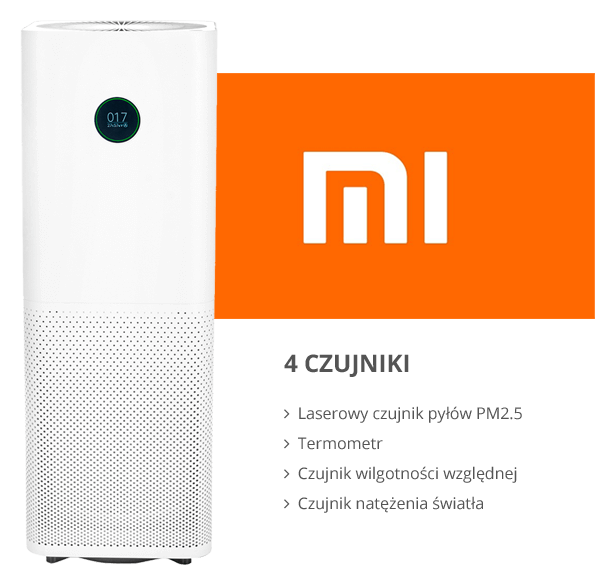 Xiaomi Air Purifier Pro czujniki