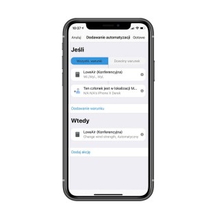 Samsung AX90R7080WD Dodawanie automatyzacji w aplikacji