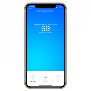 Xiaomi Smartmi Pure Evaporative zrzut z aplikacji Mi Home
