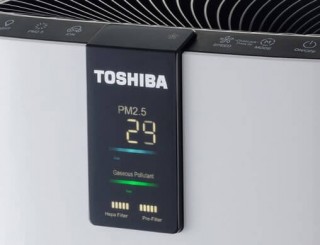 Toshiba CAF-X116XPL zbliżenie na wyświetlacz