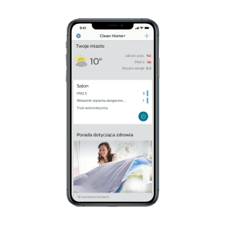 Zrzut z aplikacji Clean Home+