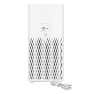 Xiaomi Air Purifier 3C - widok bok, przewód zasilający