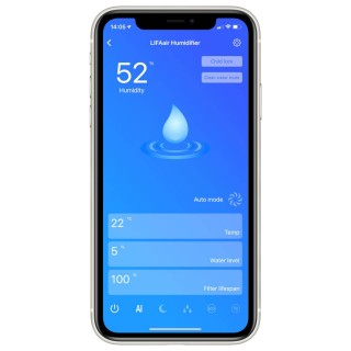 LIFAair LAH302 - zrzut z aplikacji