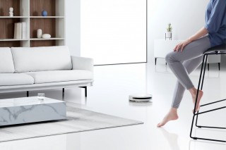 Mi Robot Vacuum Mop 2 Biały - sprzątanie salonu