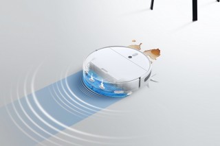 Mi Robot Vacuum Mop 2 Biały - wizualizacja mopowania