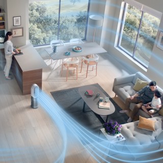 Dyson Purifier Hot+Cool HP07 - działanie, obieg powietrza