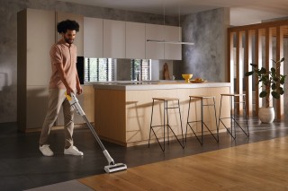 Miele Duoflex HX1 SunsetYellow - odkurzanie podłogi