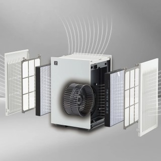 Sharp FP-S42EU-L - etapy filtracji oczyszczania